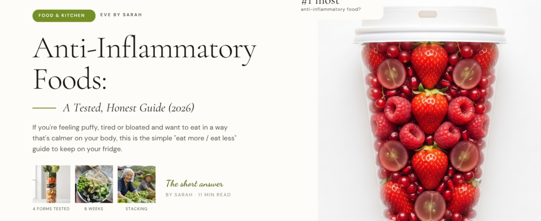 Anti-Inflammatory Foods: What to Eat and What to Avoid (2026)